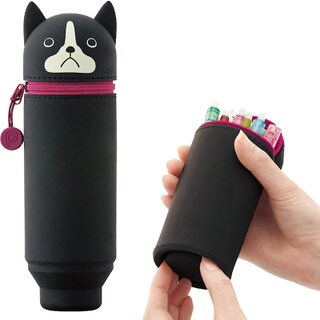 PuniLabo Boston Terrier Stand Up Pen Case